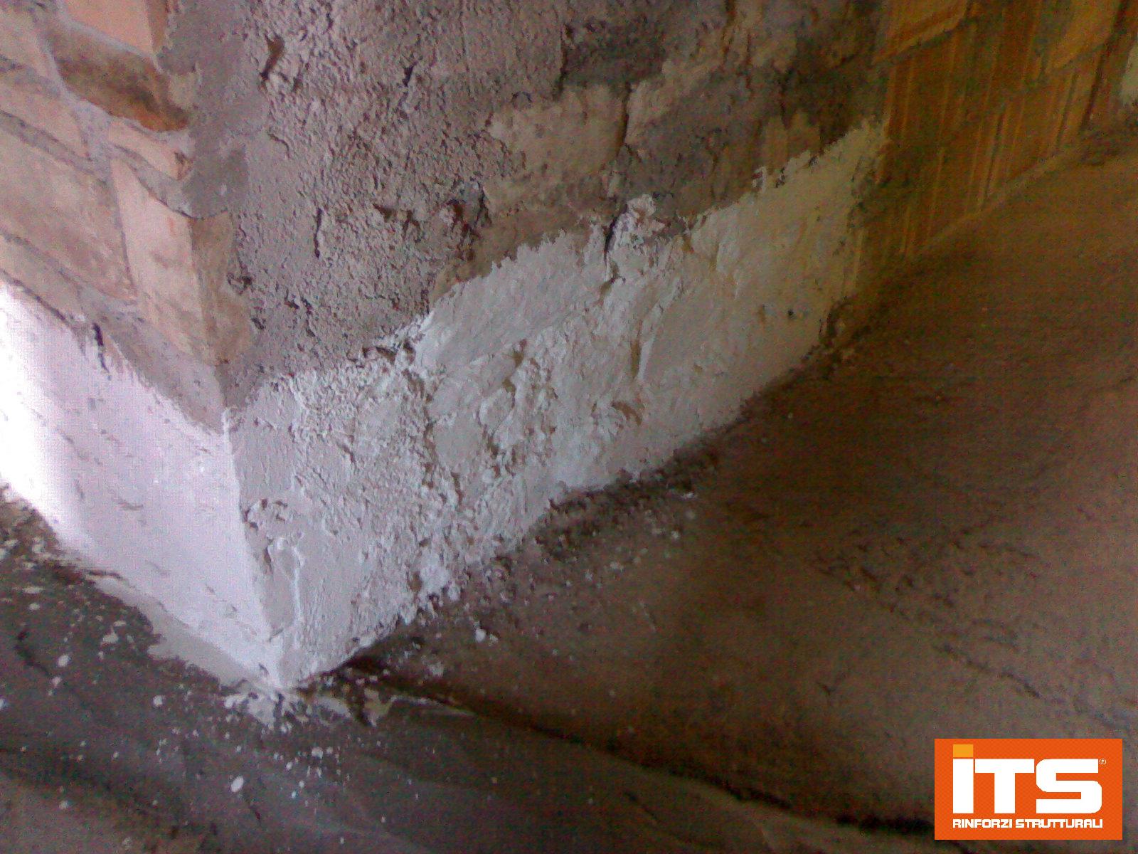 Deumidificazione con barriera chimica — Montecatini — fotografia di cantiere 2